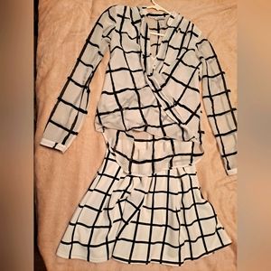 FALL 🍁:Junior Blouse & Skirt Set